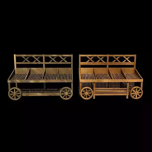 vegetable display stand 3D model 5