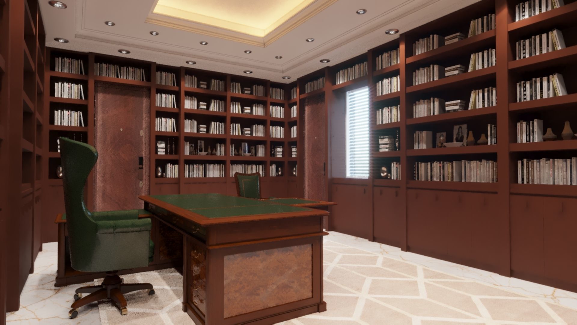 realistic full bedroom corona 3D print model_9