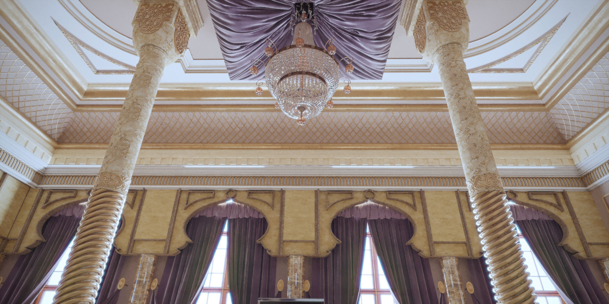 realistic full bedroom corona 3D print model_2