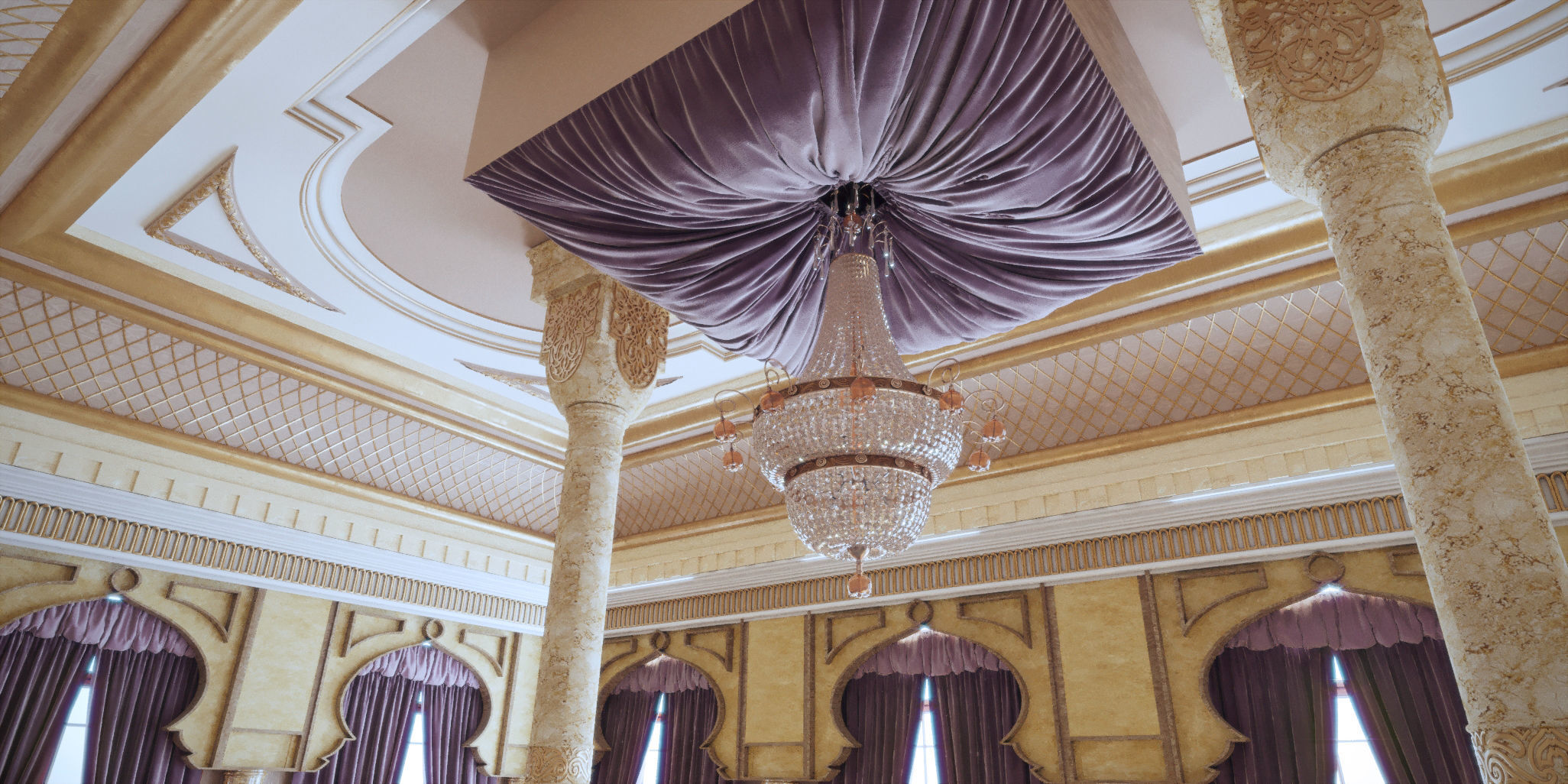 realistic full bedroom corona 3D print model_4