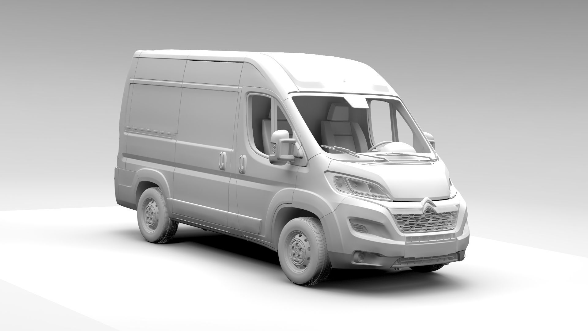 Citroen Relay Van L1H2 2017 3D model_18