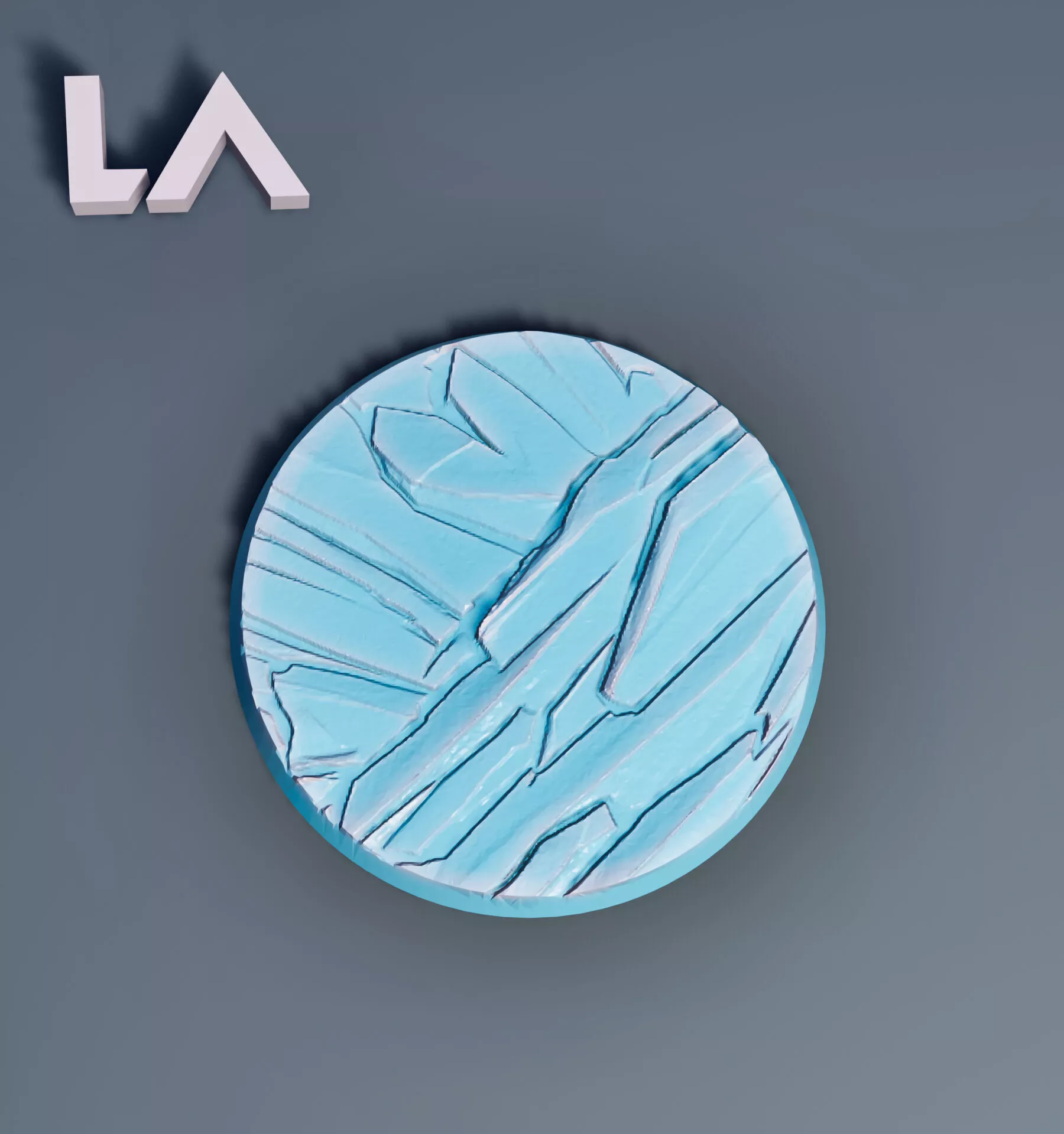 B024 - Crystalline 3D print model