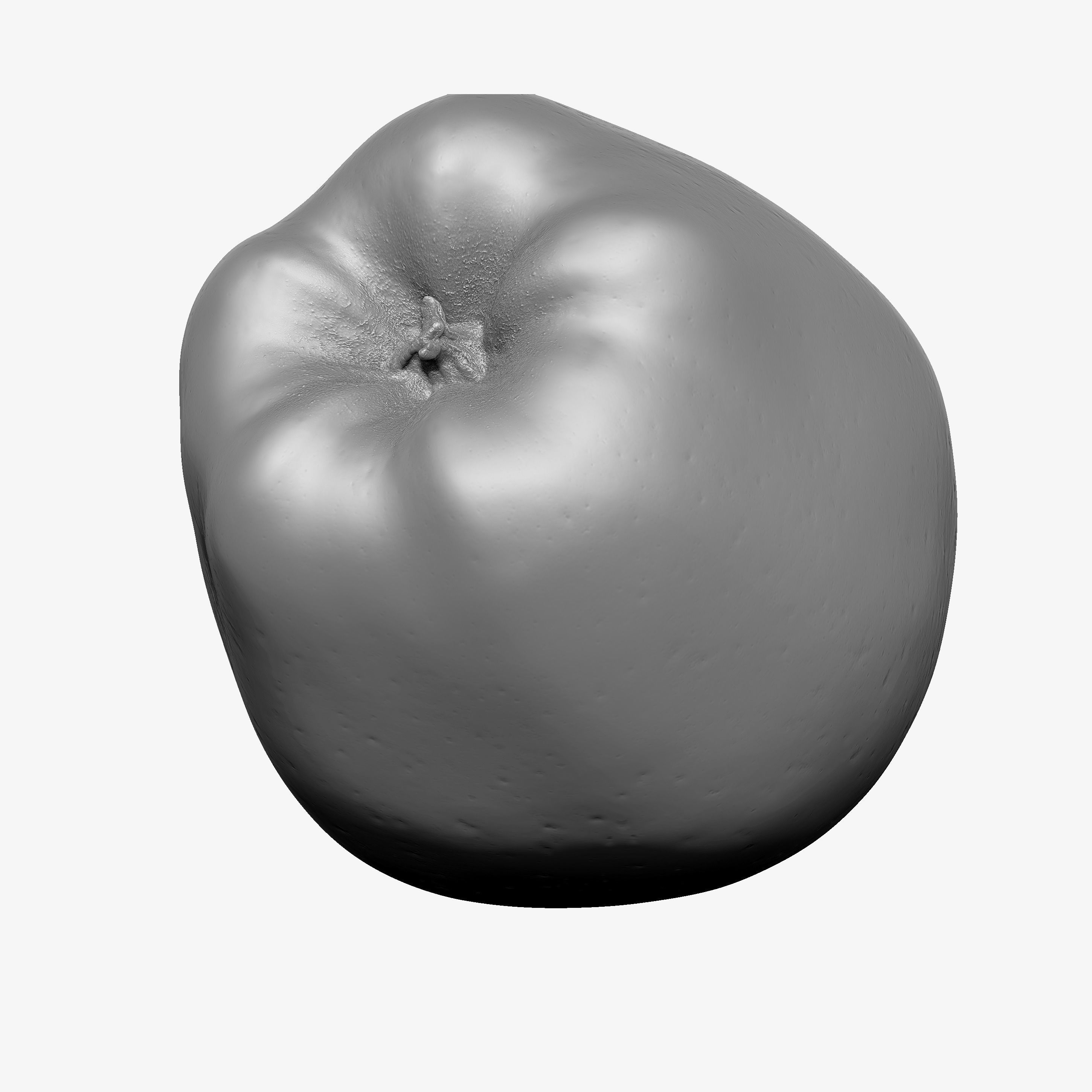 Red Apple Game Ready 3D Model Cross-Polarized Scan 16k Texture 3D model_5