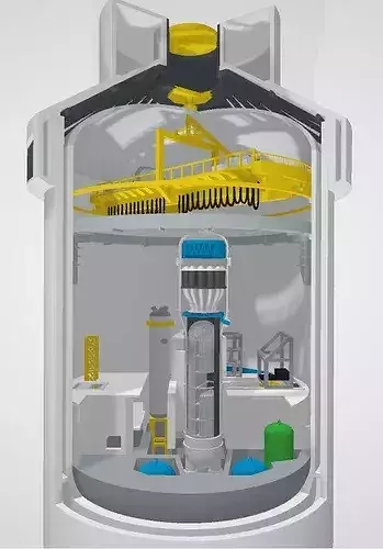 Ap1000 Layout AP1000 Nuclear power plant 3D model 3D printable | CGTrader