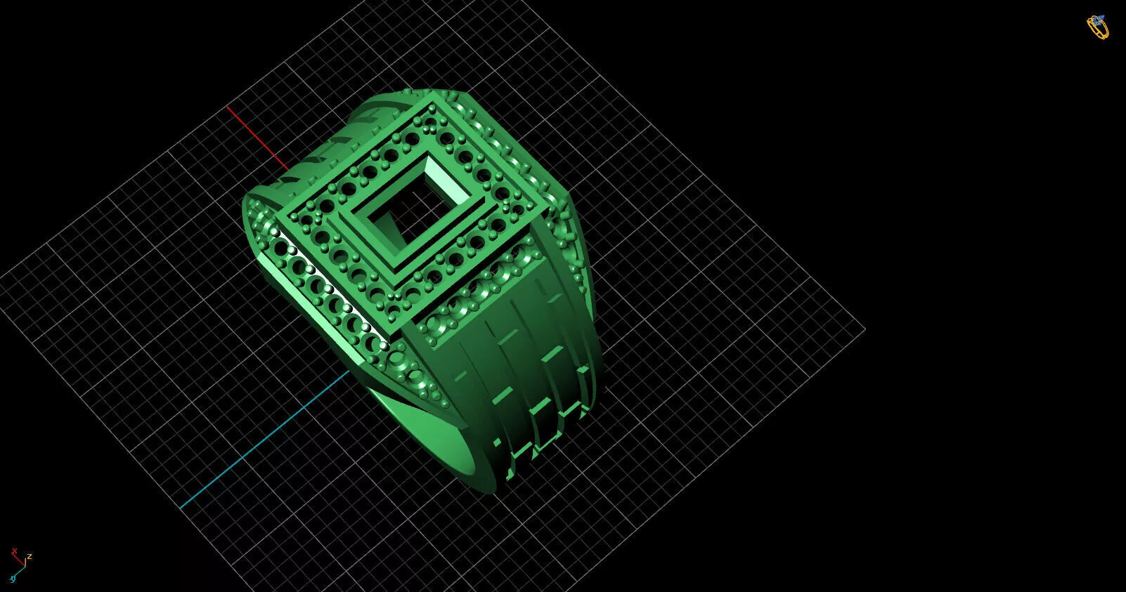 Men Classic Band Timeless Statement Ring Free 3D print model