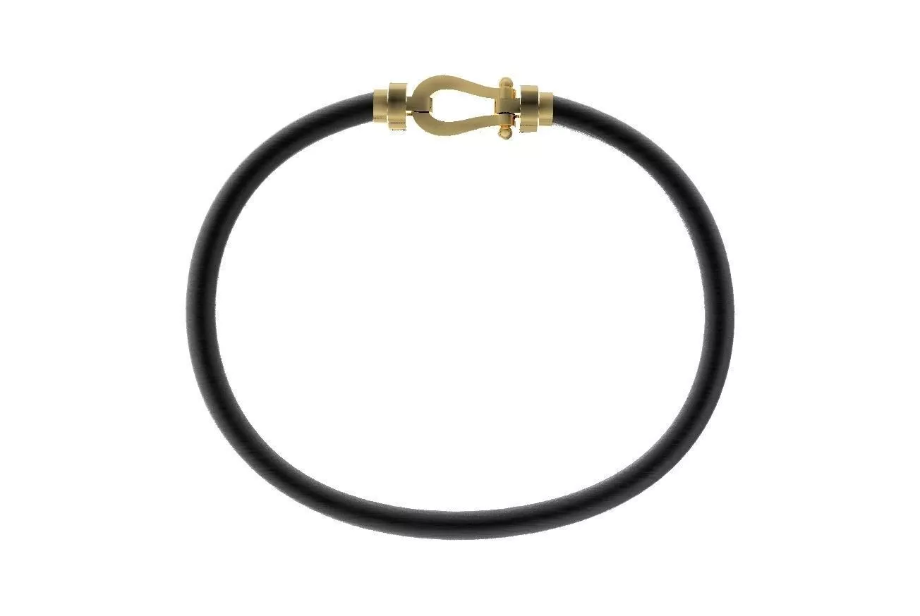 Mens bracelet skin silk 3D print model 3D print model