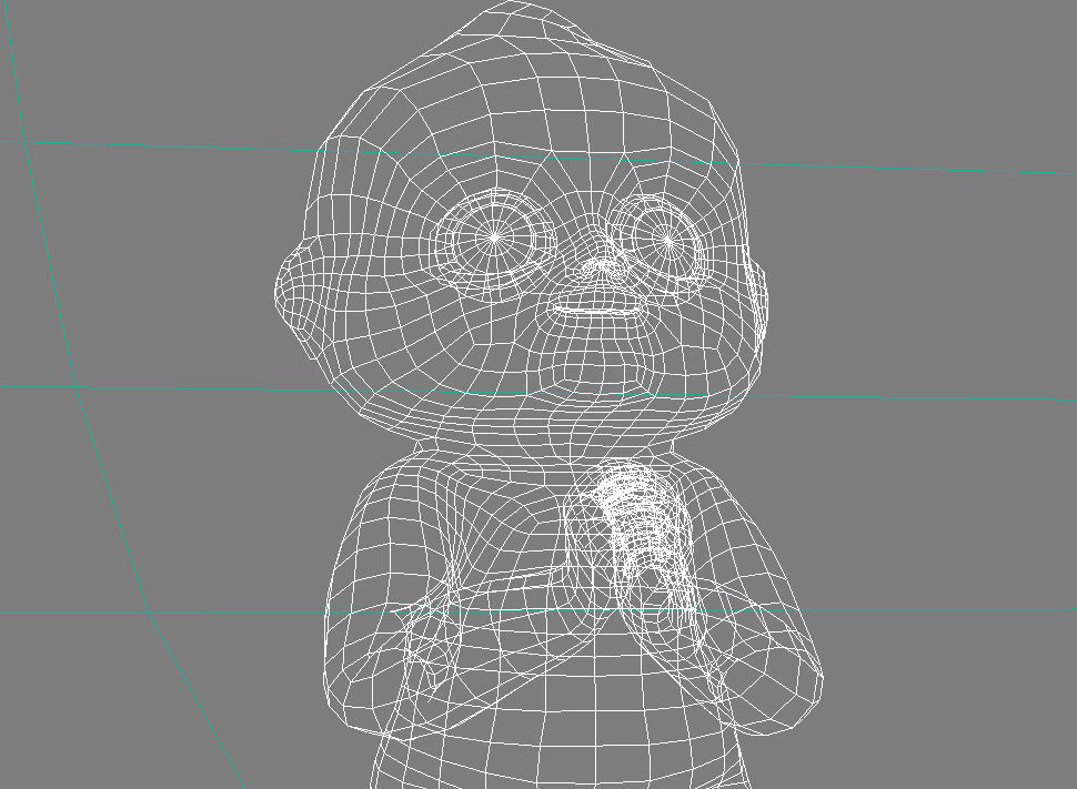 Baby doll modeling Low-poly 3D model_5