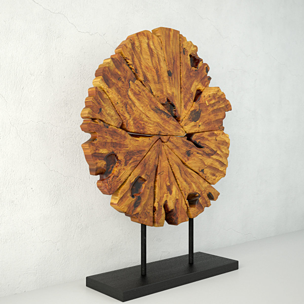 Chip Wood Decoration 3D model_3