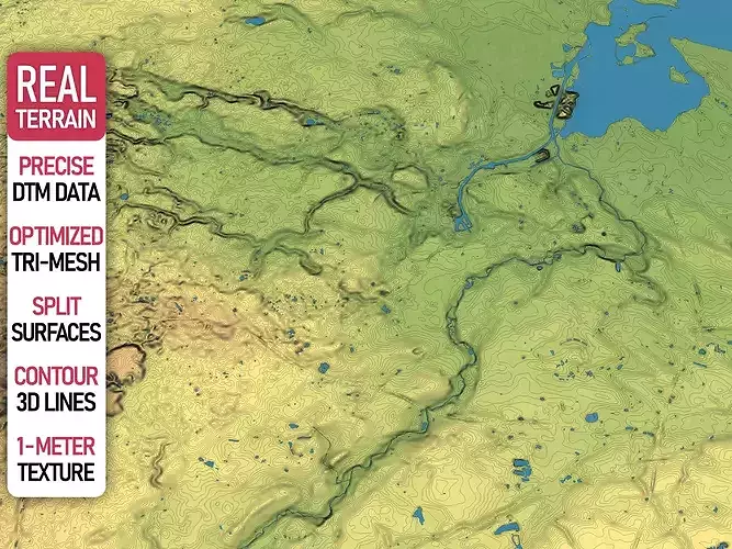 Odense - Topography Terrain