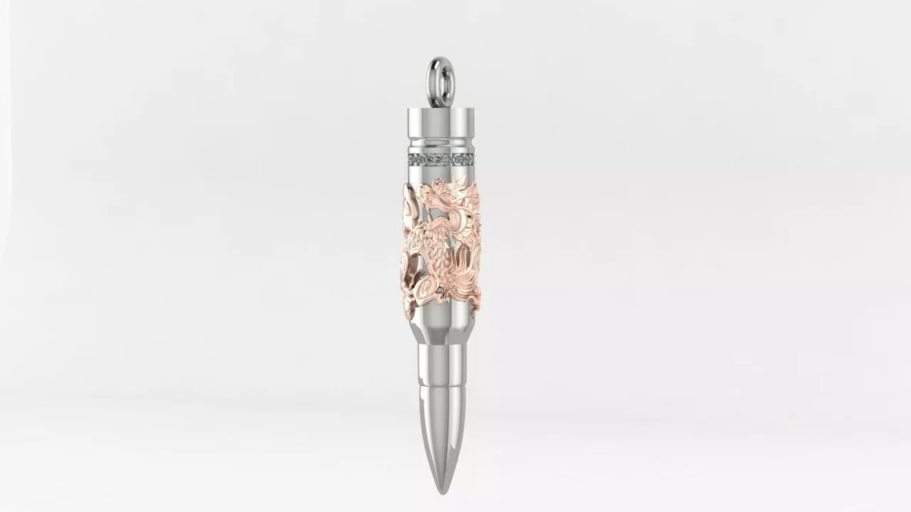 cartridge pendant 3D print model