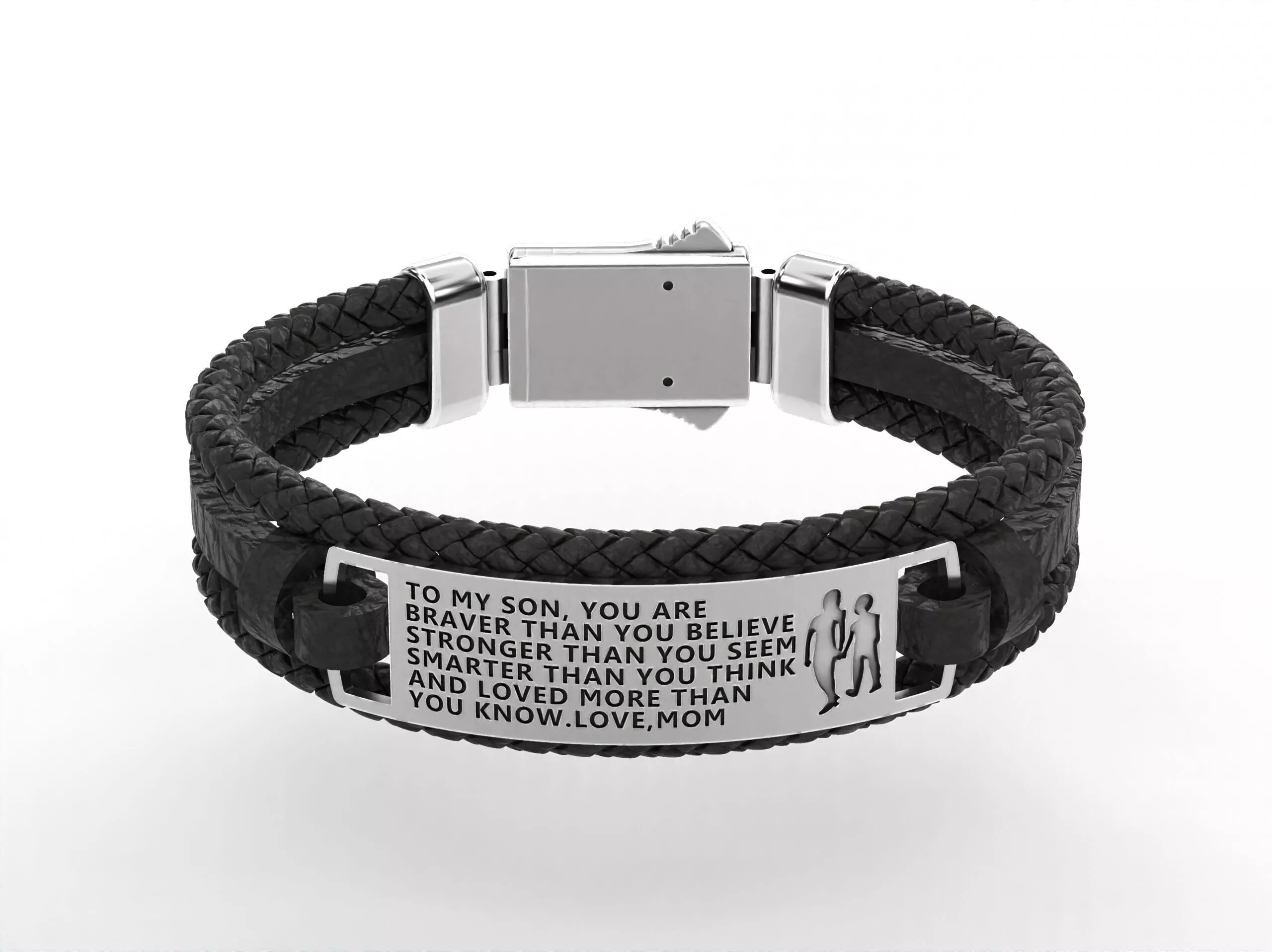 Bracelet Mama son silk skin 3D print model 3D print model
