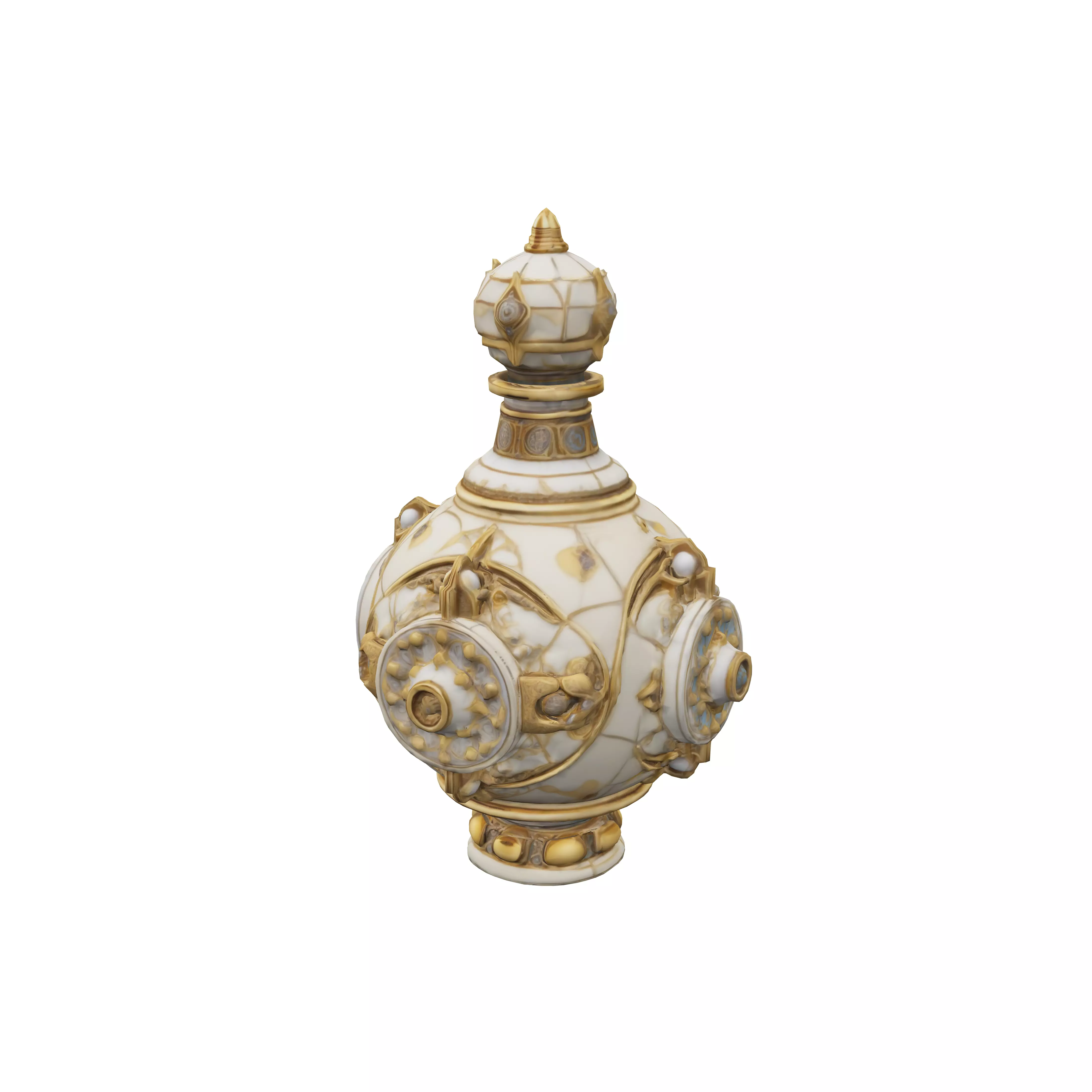 Ornate Perfume Bottle 3D model