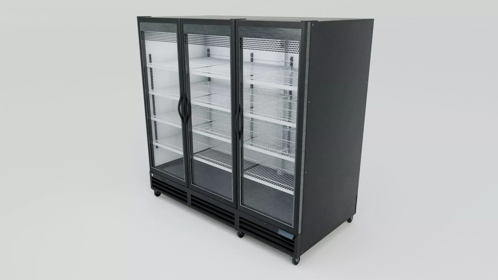 Grocery Store Freezer Low-poly 3D model