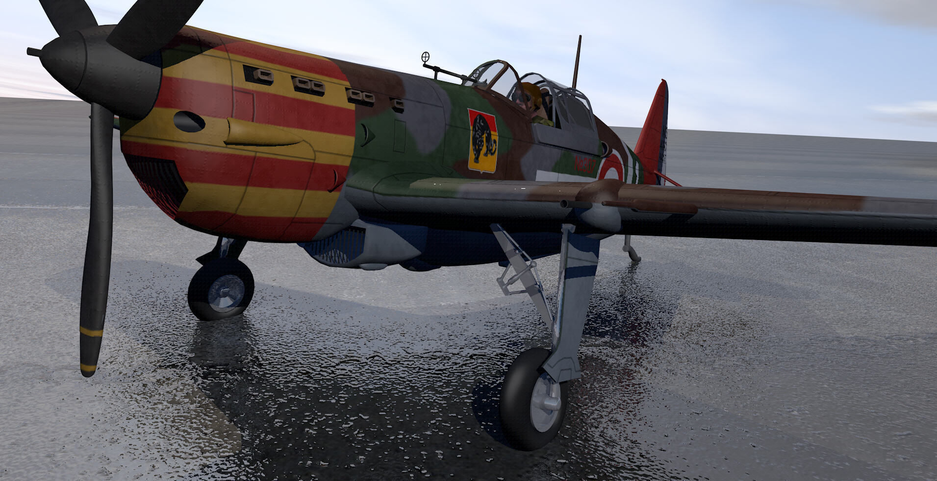 Morane Saulnier Ms-406 C1 3D model_2