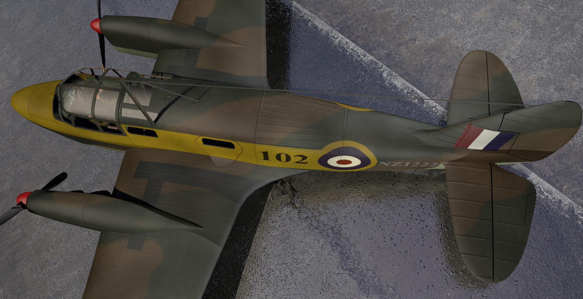 Airspeed AS10 Oxford Mk-1 3D model_2