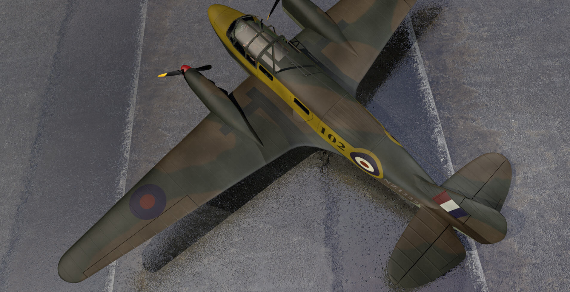 Airspeed AS10 Oxford Mk-1 3D model_11