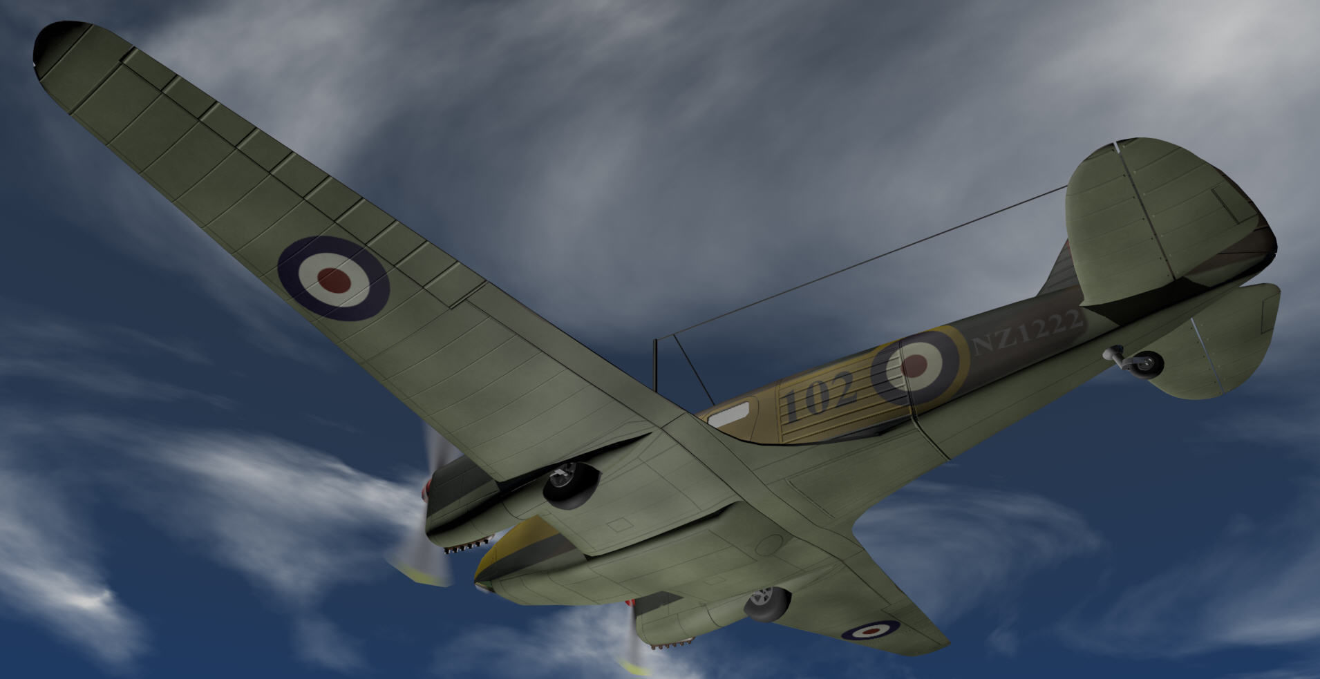 Airspeed AS10 Oxford Mk-1 3D model_5