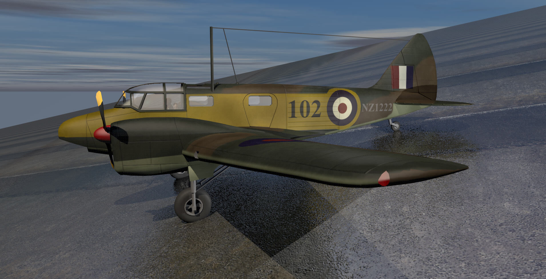 Airspeed AS10 Oxford Mk-1 3D model_7