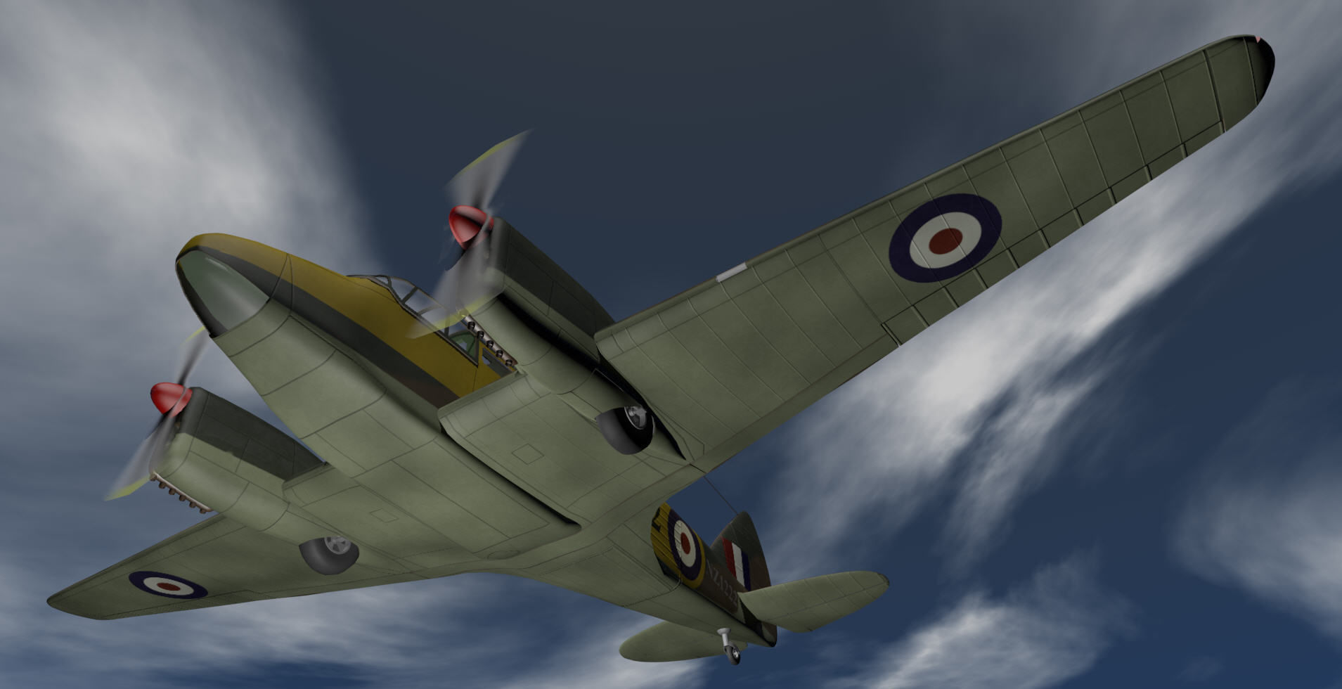 Airspeed AS10 Oxford Mk-1 3D model_4