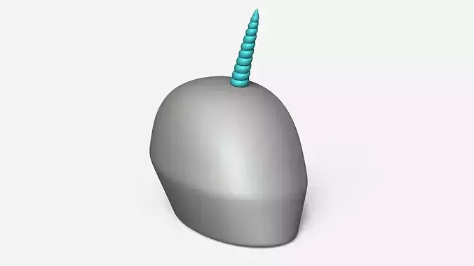 Unicorn Horn for Motorcycle Helmets - Accessory