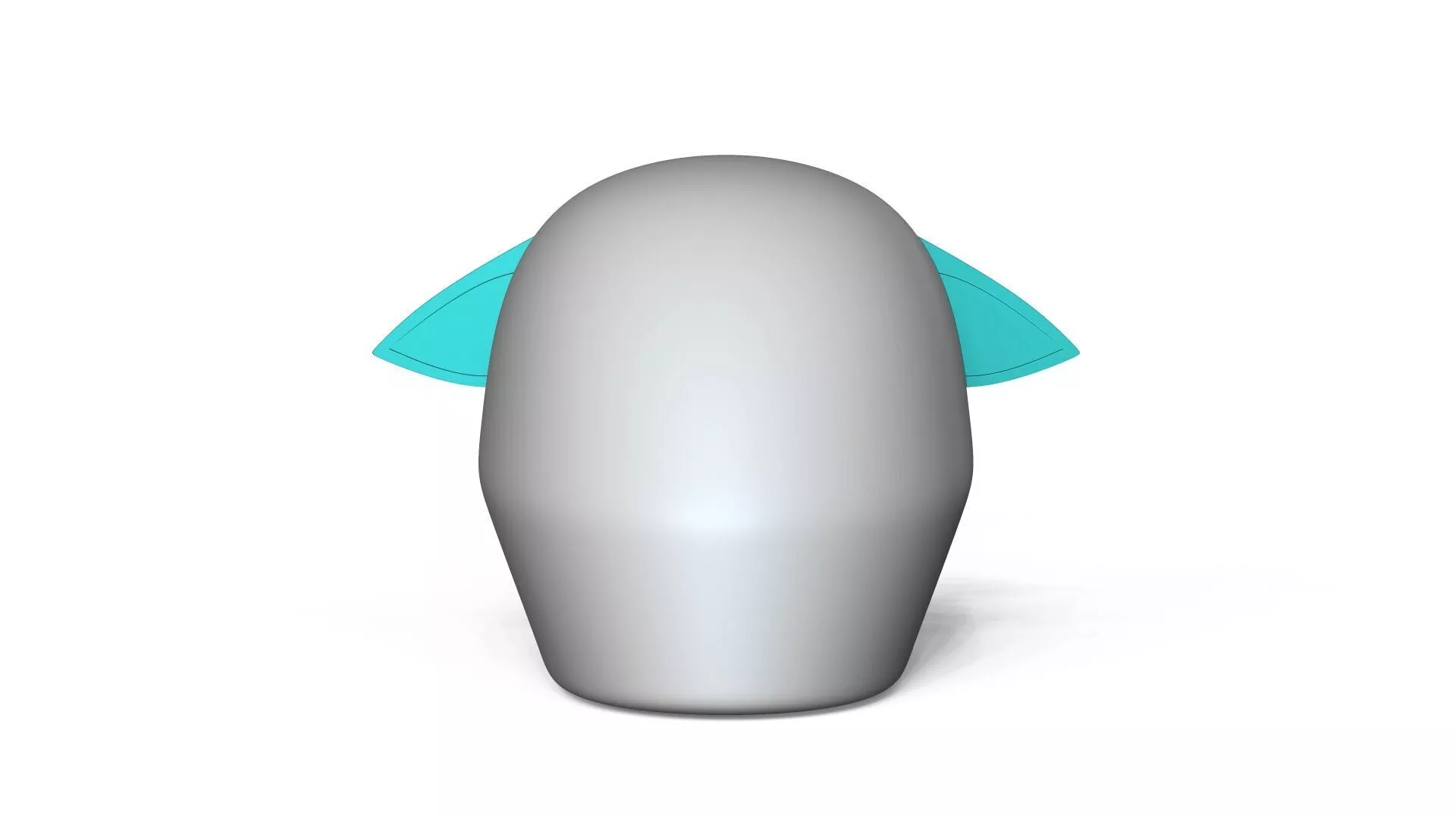 Sad Ears for Motorcycle Helmets - Accessory 3D print model