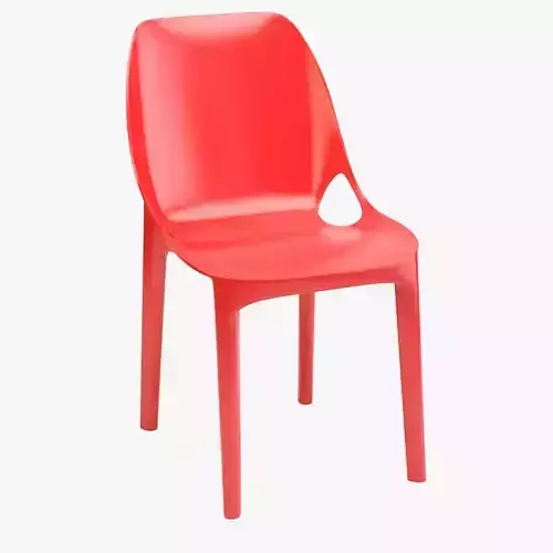 Colored and Clear Plastic Chair