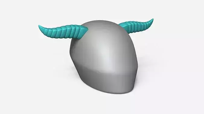 Buffalo Horn for Motorcycle Helmets - Accessory