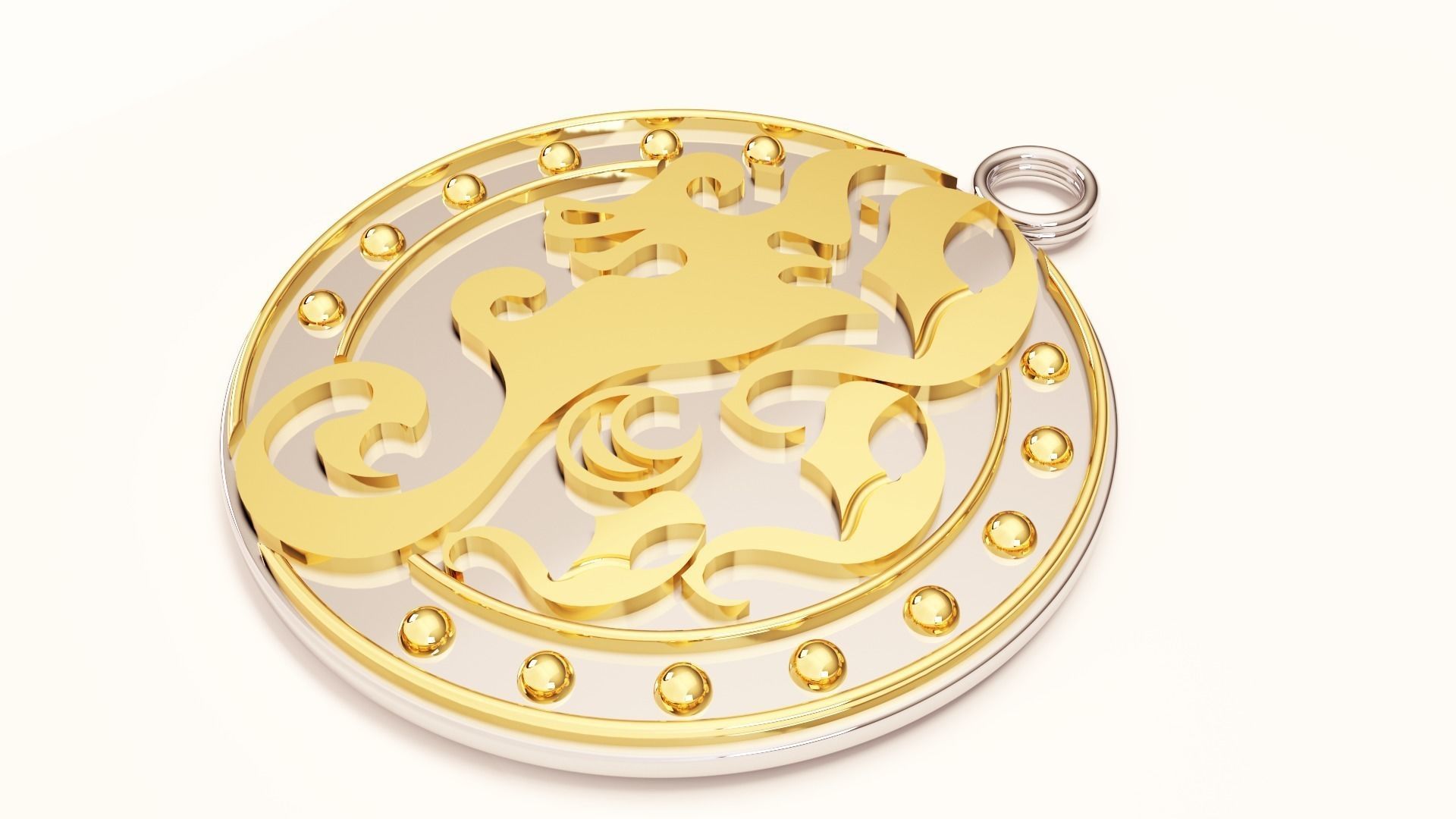 Divine shield Hippocampus 3D print model_0