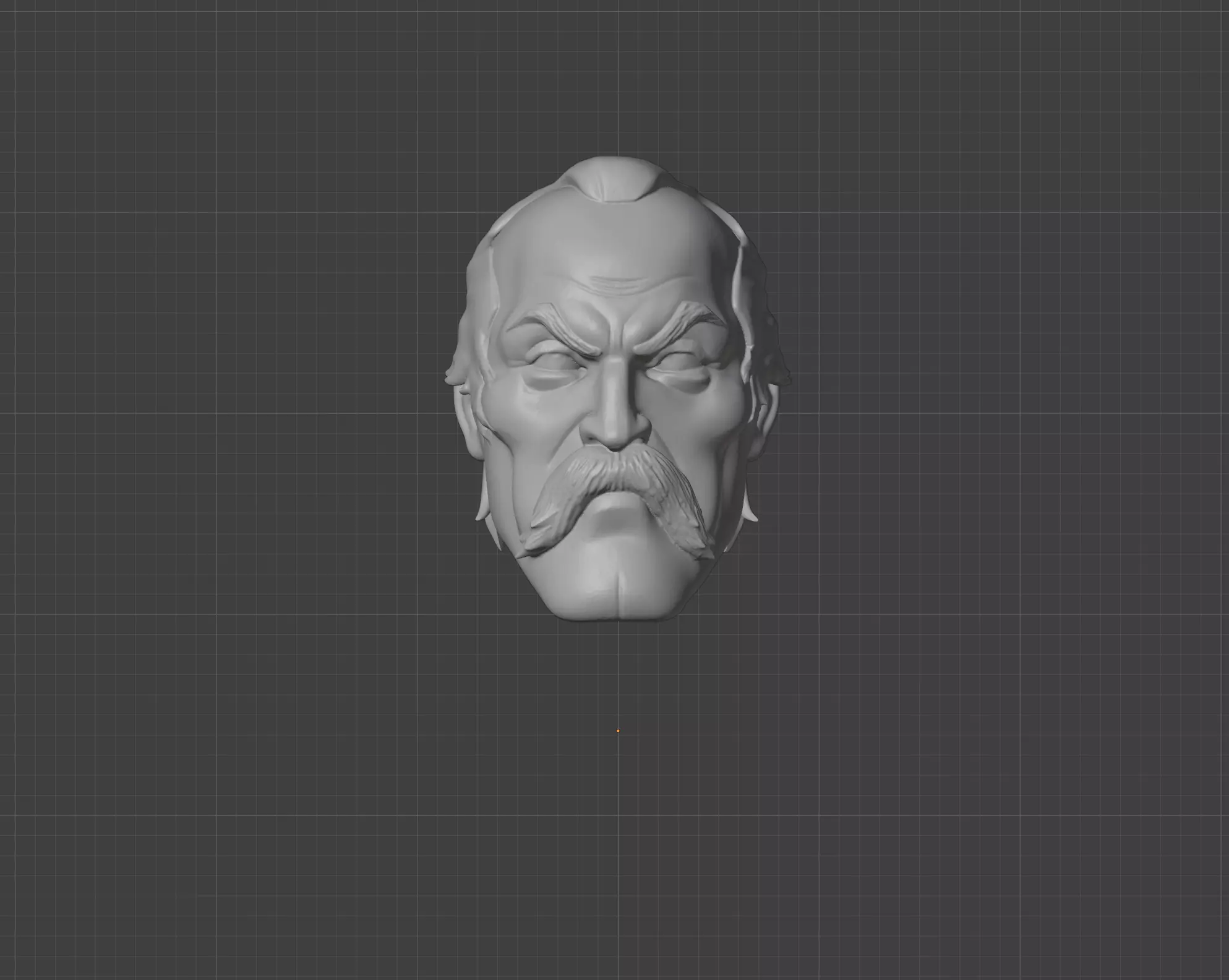 EMPEROR ARGALL SHOW INVINCIBLE 3D HEADSCULPT 1 12 TS CUSTOMS 3D print model