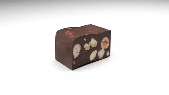 Chocolate Nougat 3D model 7