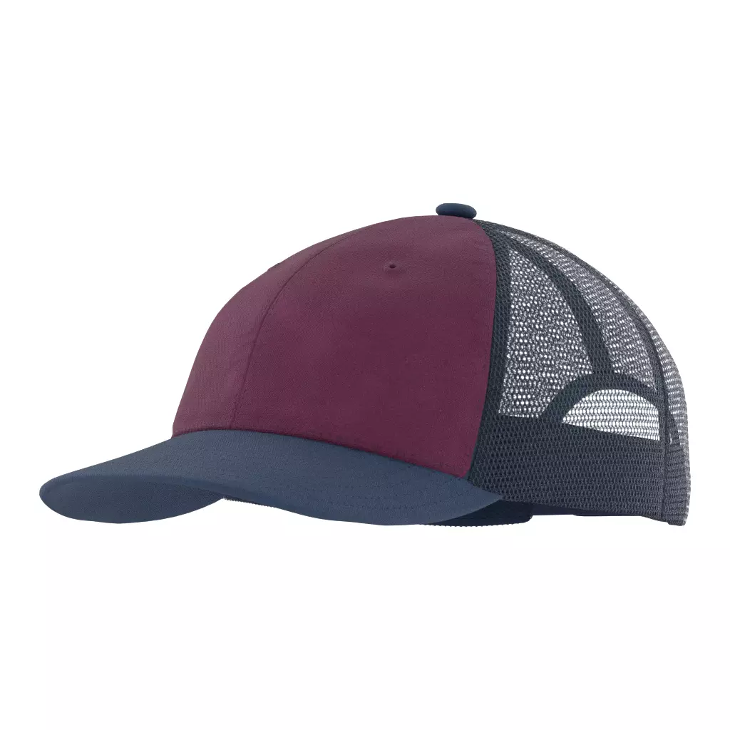 Navy Plum Trucker Hat Low-poly 3D model