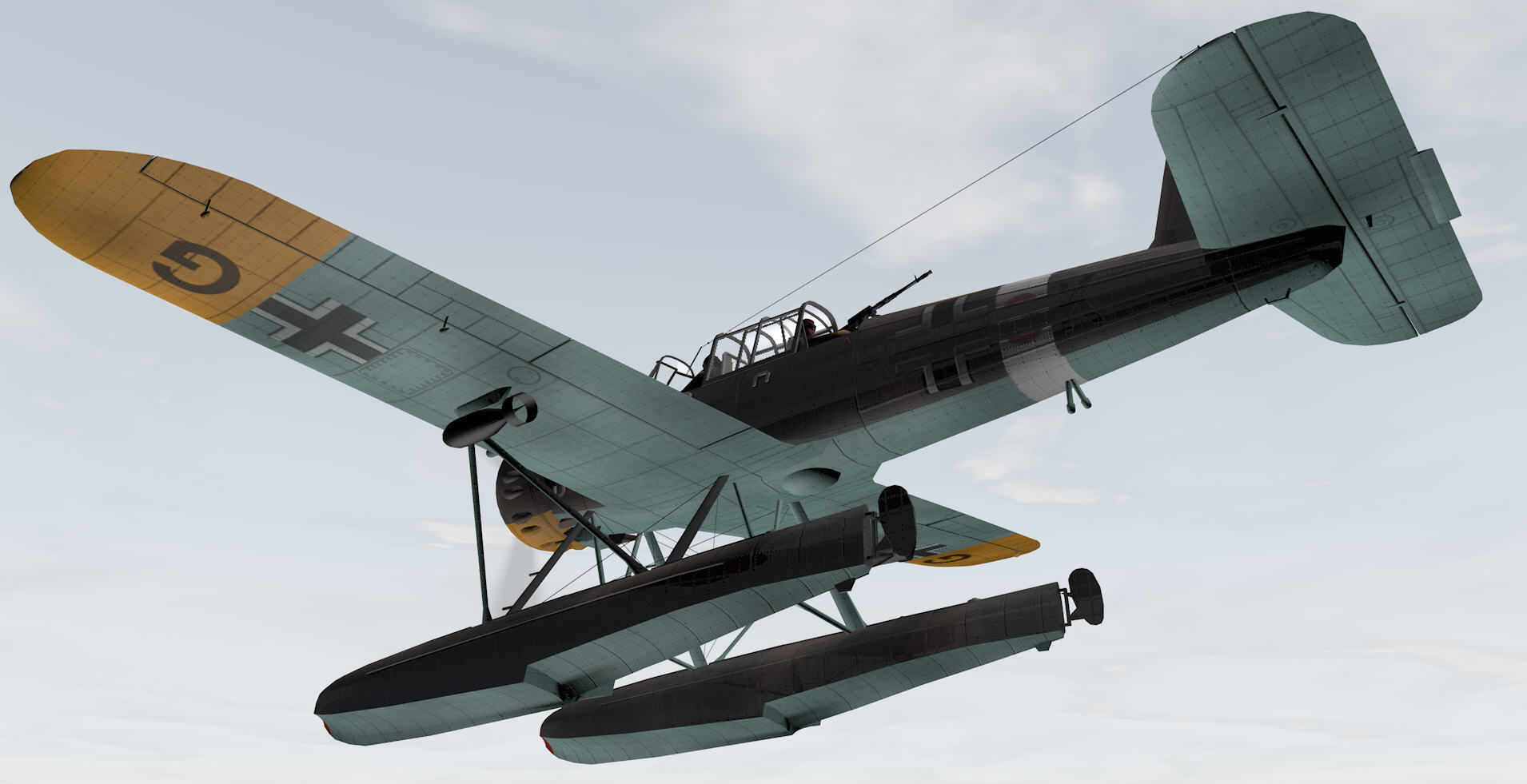Arado Ar-196A-3 3D model_10