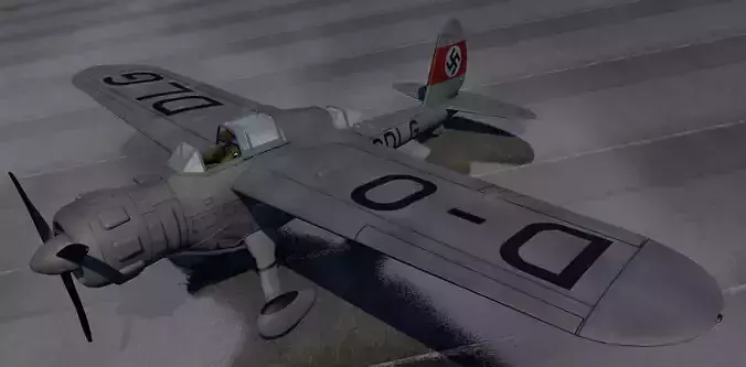 Arado Ar-198 3D model