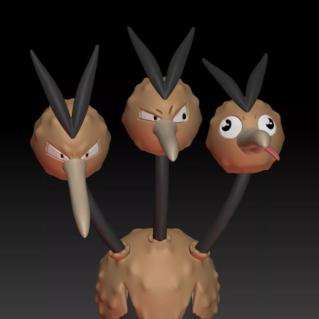 Pokemon Dodrio 3D print model