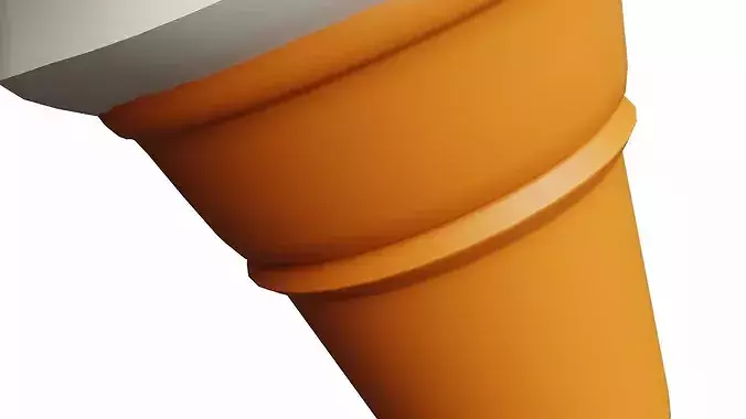 Ice Cream Cartoon Stylized 3D model 6