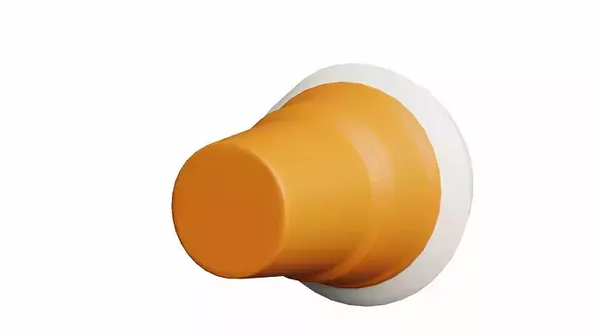 Ice Cream Cartoon Stylized 3D model 4