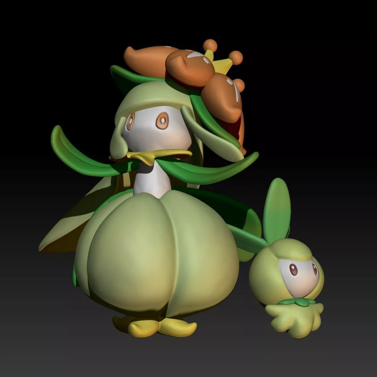 Pokemon Petilil Lilligant 3D print model