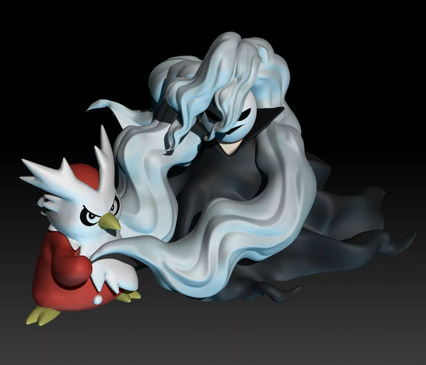 Pokemon Adventures Manga Masked Man 3D print model