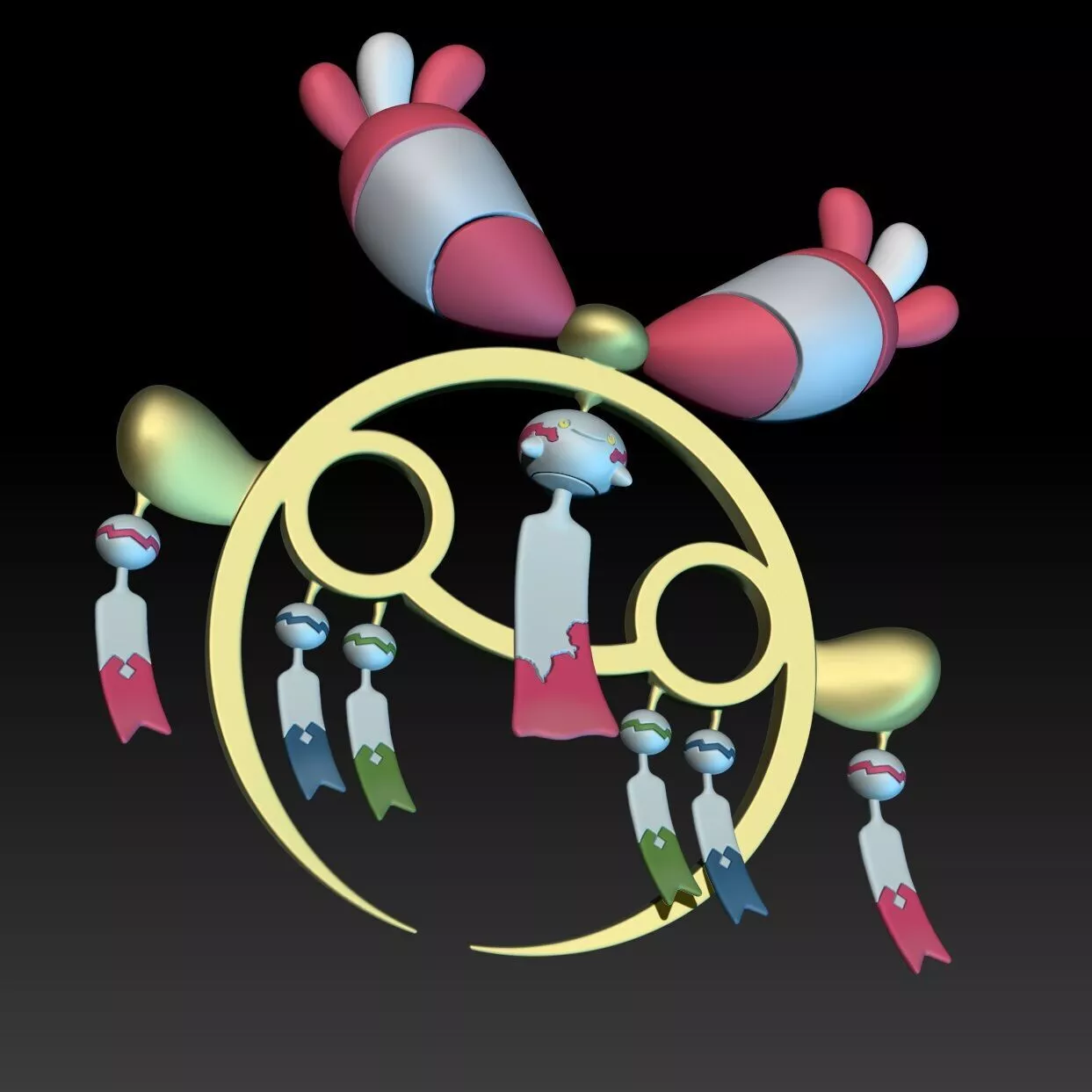 Pokemon Chimecho Mega Evolution 3D print model