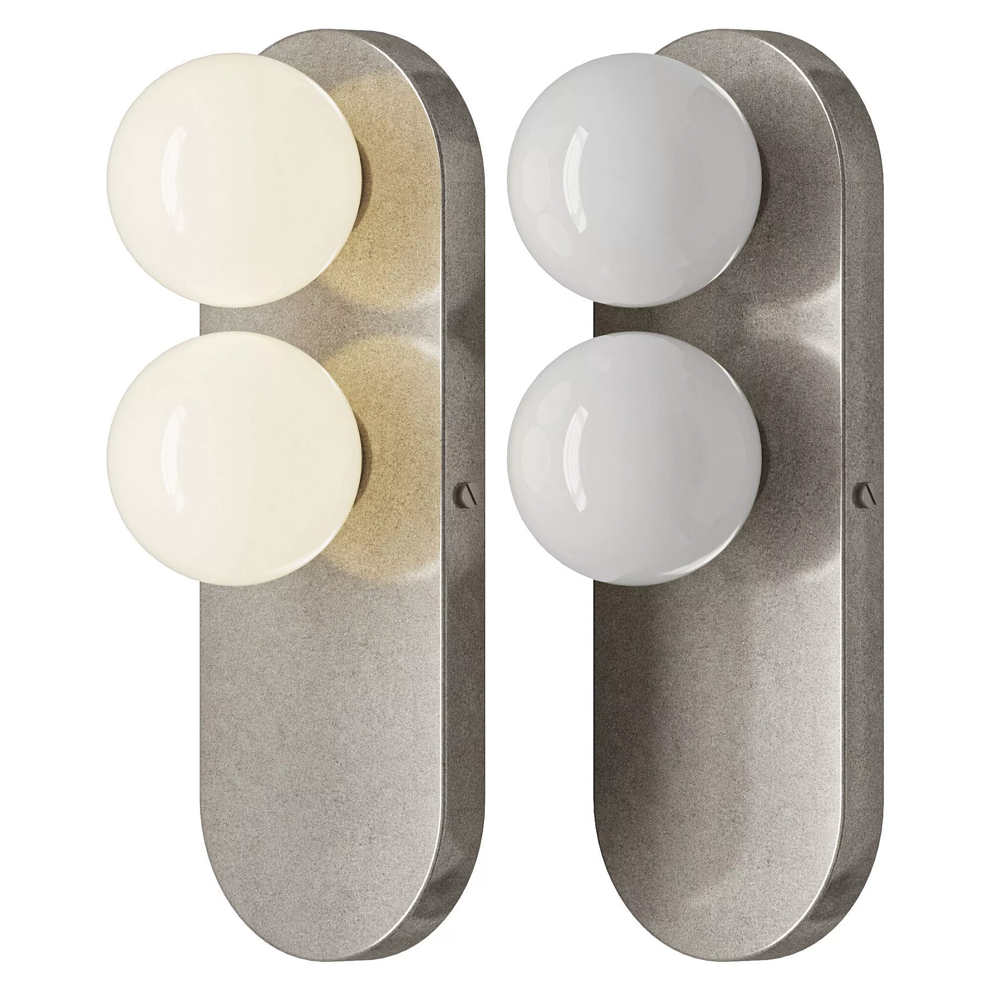 Radilum Eccolo Wood Glass Wall Lamp 3D model
