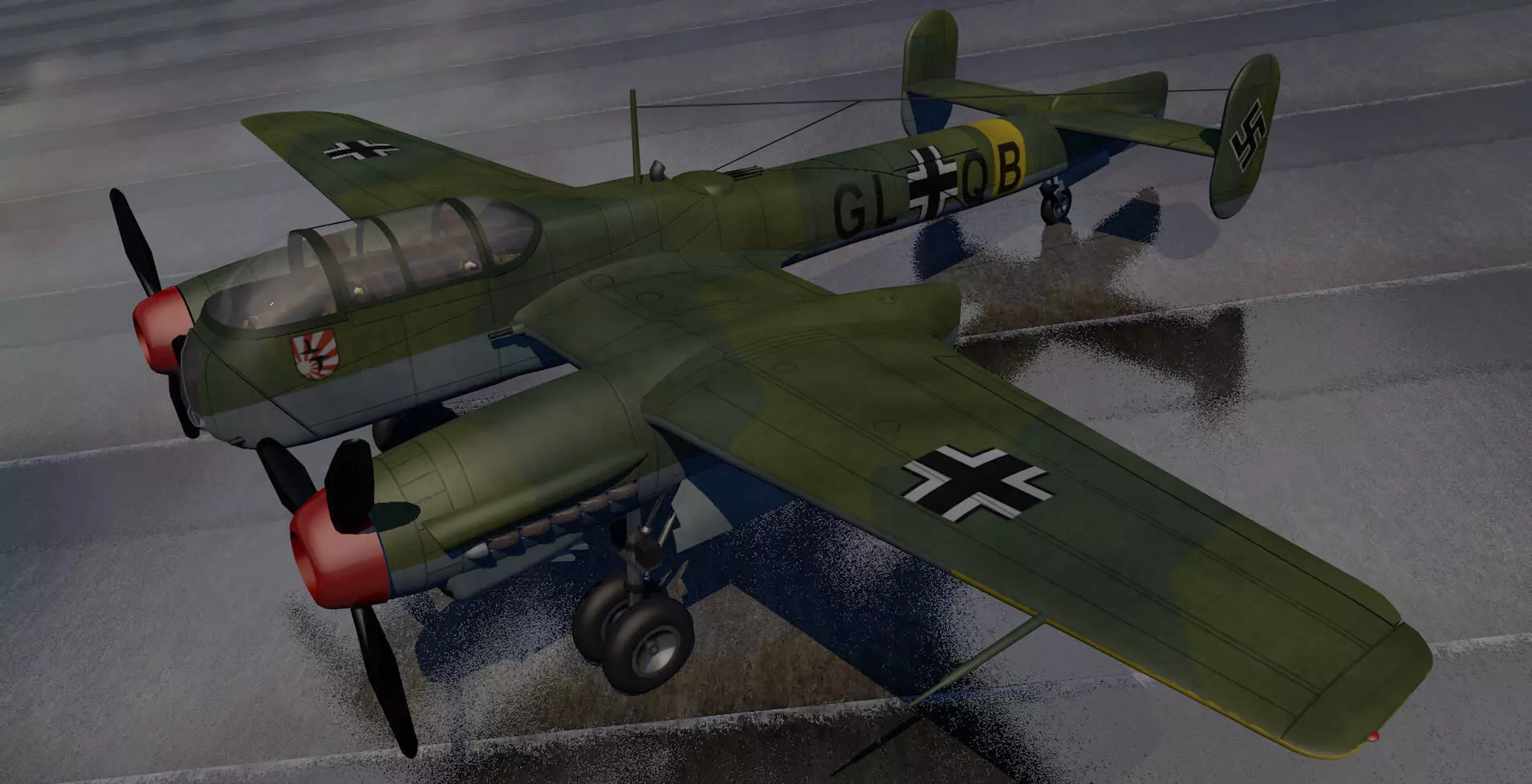 Arado Ar-240 A-02 3D model