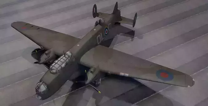 Avro Manchester Mk-1 3D model
