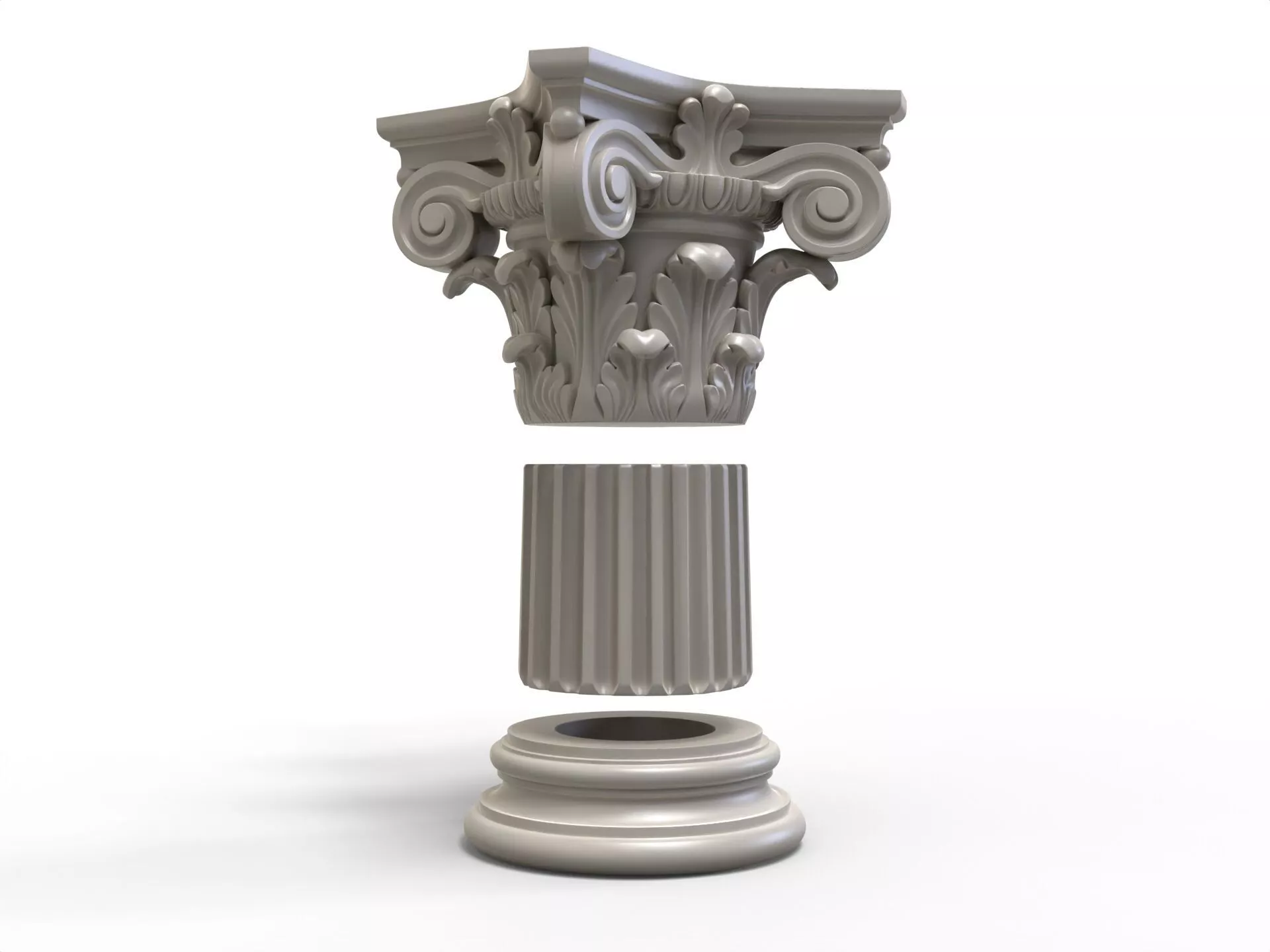 Modular Roman Composite Order Column 3D print model