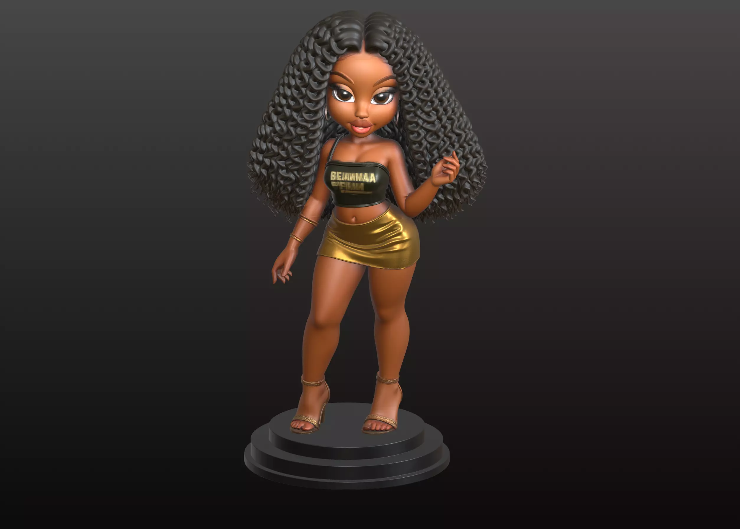 Modern Fashion Doll Figurine Trendy Collectible Edition 1 3D print model