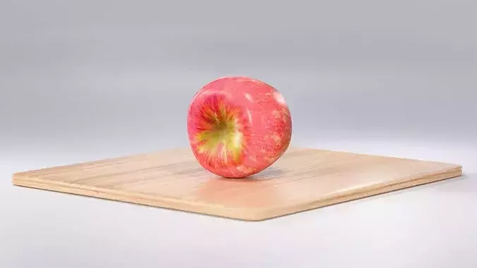 Apple Red Photorealistic PBR Low-poly 3D model 3
