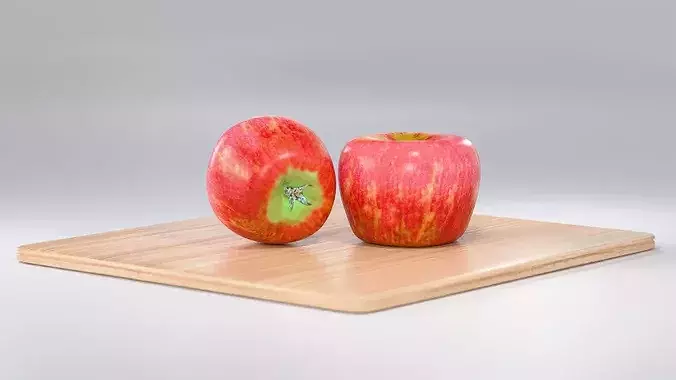 Apple Red Photorealistic PBR