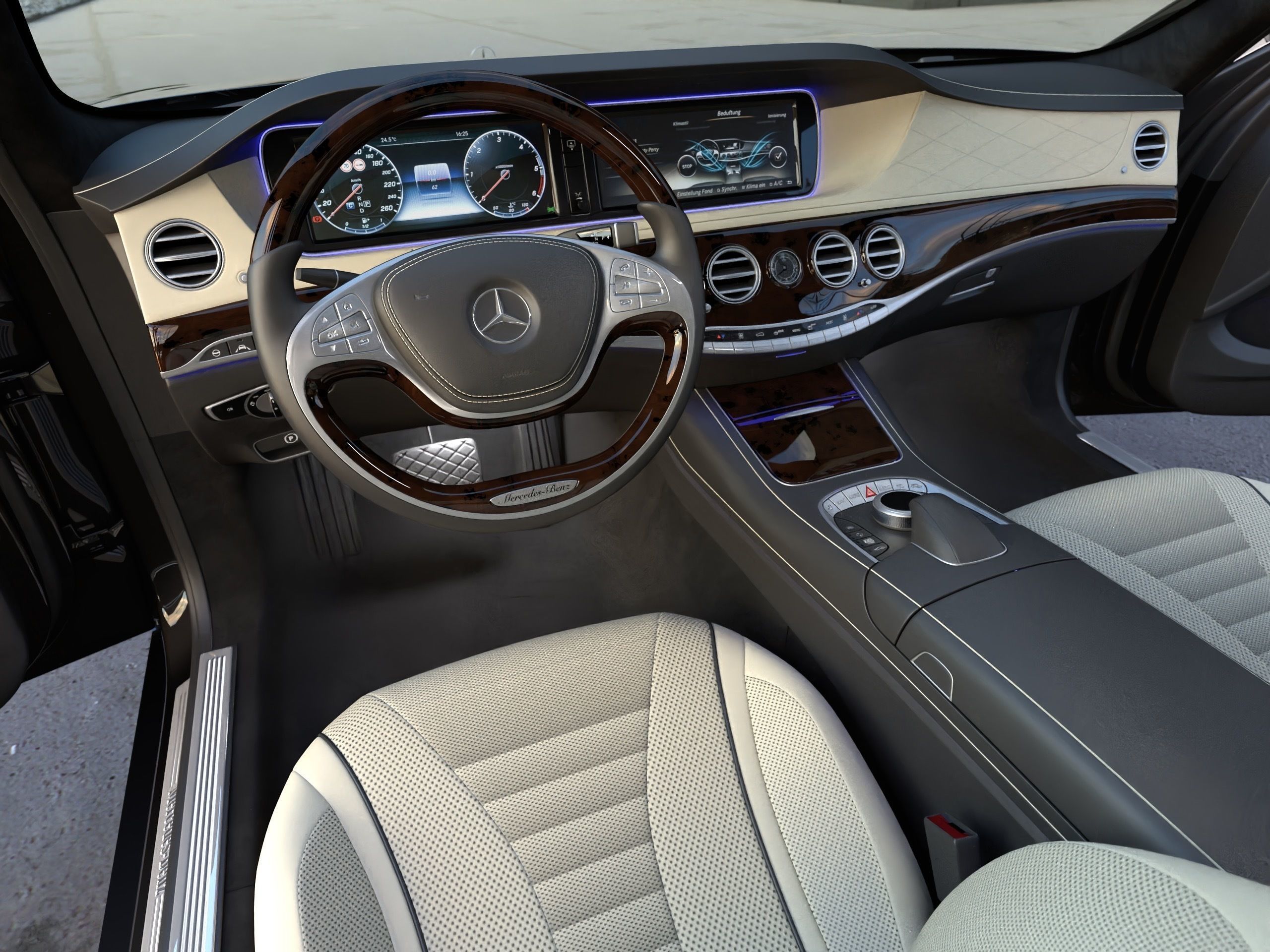 Mercedes-Benz S-Class LWB 2017 3D model_8