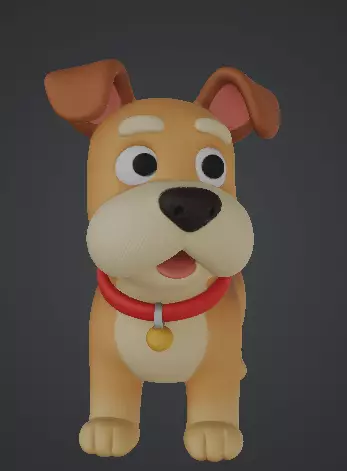 The Cartoon Canine Collection A Multitude of Mutts 3D print model