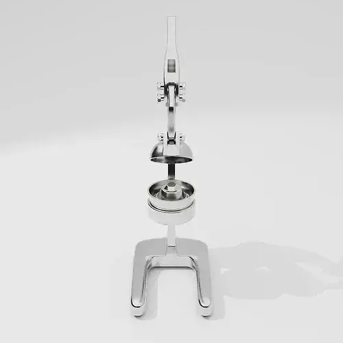 Vintage Manual Citrus Press Low-poly 3D model 4