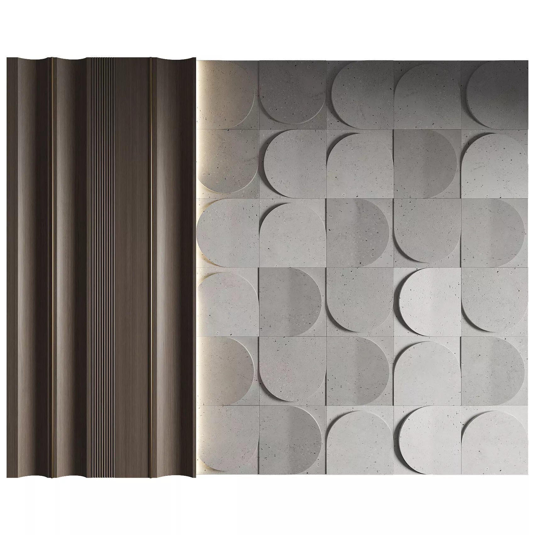 Wall Panel Decor 331 3D model